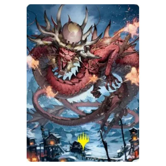 Magic The Gathering - Kamigawa - Neon Dynasty - Atsushi, The Blazing Sky - 61/81 (Signed)