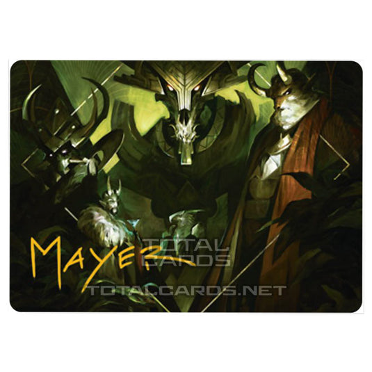 Magic The Gathering - Streets of New Capenna - Art Series - Meeting of the Five - 30/81 (Signed)
