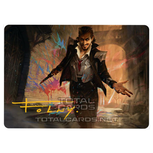 Magic The Gathering - Streets of New Capenna - Art Series - Anhelo, the Painter - 38/81 (Signed)