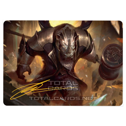 Magic The Gathering - Streets of New Capenna - Art Series - Perrie, the Pulverizer - 43/81 (Signed)