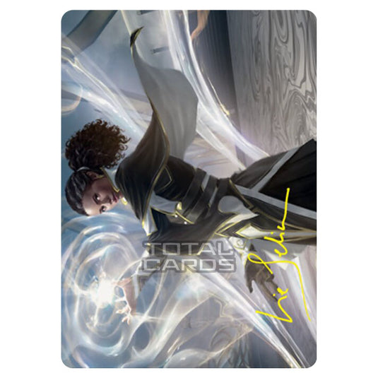 Magic The Gathering - Strixhaven - Art Series - Clever Lumimancer - 2/81 (Signed)