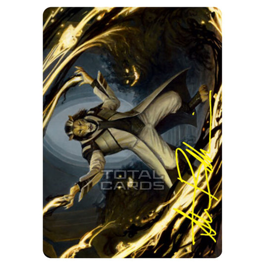 Magic The Gathering - Strixhaven - Art Series - Leonin Lightscribe - 3/81 (Signed)