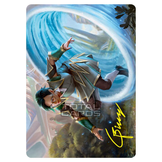 Magic The Gathering - Strixhaven - Art Series - Vortex Runner - 6/81 (Signed)