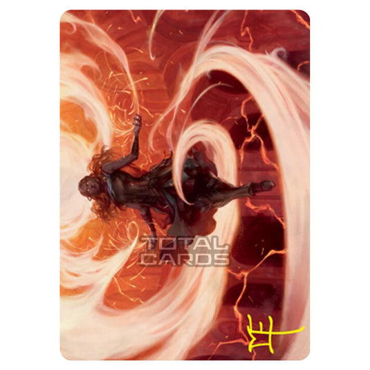 Magic The Gathering - Strixhaven - Art Series - Crackle with Power - 12/81 (Signed)