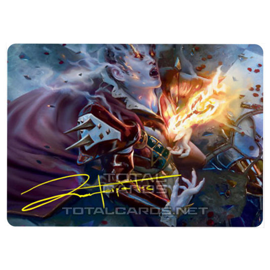 Magic The Gathering - Innistrad - Crimson Vow - Flame-Blessed Bolt - 44/81 (Signed)