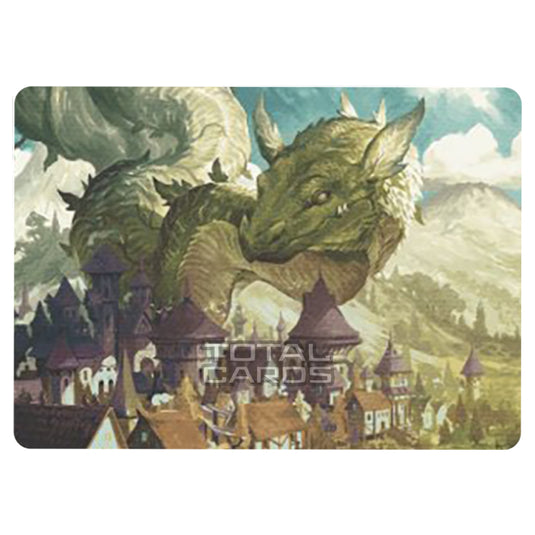 Magic The Gathering - Wilds of Eldraine - Art Series - Beanstalk Wurm - 023