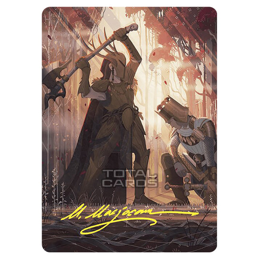 Magic The Gathering - Wilds of Eldraine - Art Series - Karmic Justice - 062 (Signed)