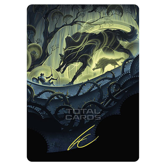 Magic The Gathering - Wilds of Eldraine - Art Series - Unnatural Growth - 075 (Signed)