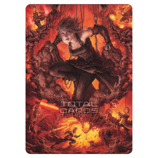 Magic The Gathering - Zendikar Rising - Art Series - Nahiri, Heir of the Ancients 2 // Nahiri, Heir of the Ancients 2 - 4/81
