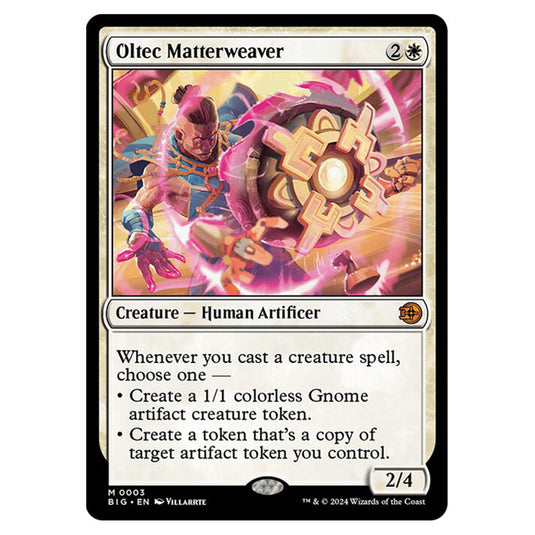 Magic The Gathering - Outlaws of Thunder Junction - The Big Score - Oltec Matterweaver - 0003