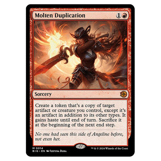 Magic The Gathering - Outlaws of Thunder Junction - The Big Score - Molten Duplication - 0014