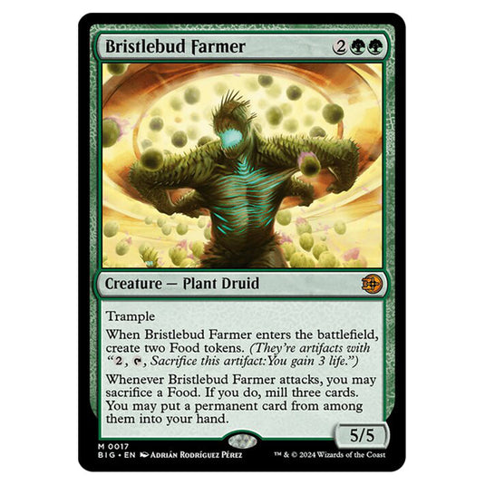 Magic The Gathering - Outlaws of Thunder Junction - The Big Score - Bristlebud Farmer - 0017