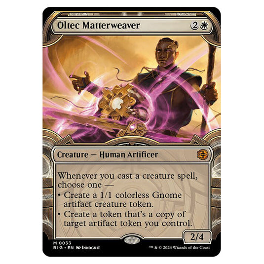 Magic The Gathering - Outlaws of Thunder Junction - The Big Score - Oltec Matterweaver (Vault Frame) - 0033