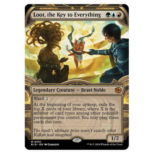 Magic The Gathering - Outlaws of Thunder Junction - The Big Score - Loot, the Key to Everything (Vault Frame) - 0051