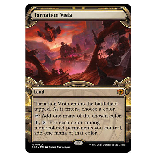 Magic The Gathering - Outlaws of Thunder Junction - The Big Score - Tarnation Vista (Vault Frame) - 0060