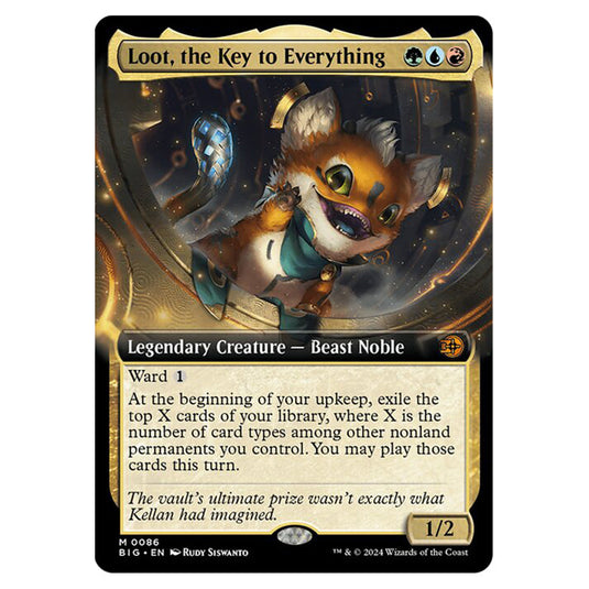 Magic The Gathering - Outlaws of Thunder Junction - The Big Score - Loot, the Key to Everything (Extended Art) - 0086