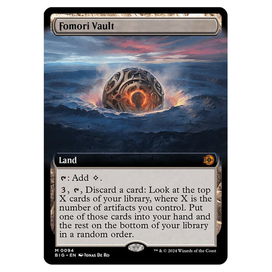 Magic The Gathering - Outlaws of Thunder Junction - The Big Score - Fomori Vault (Extended Art) - 0094