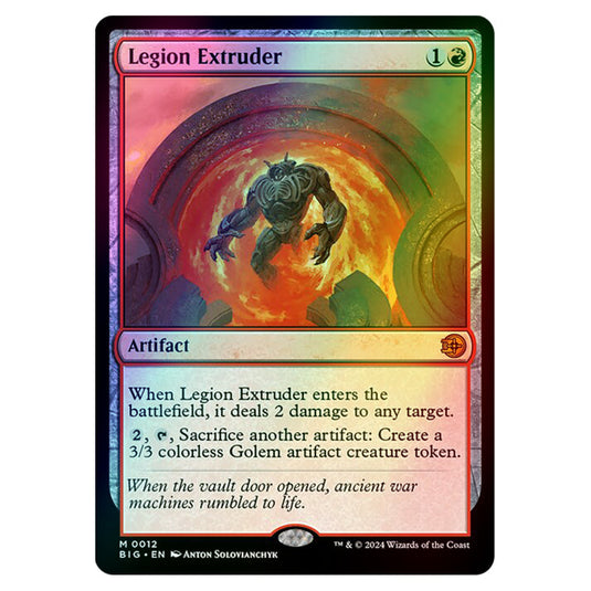 Magic The Gathering - Outlaws of Thunder Junction - The Big Score - Legion Extruder - 0012 (Foil)