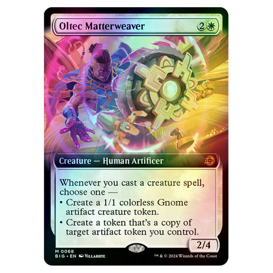Magic The Gathering - Outlaws of Thunder Junction - The Big Score - Oltec Matterweaver (Extended Art) - 0068 (Foil)