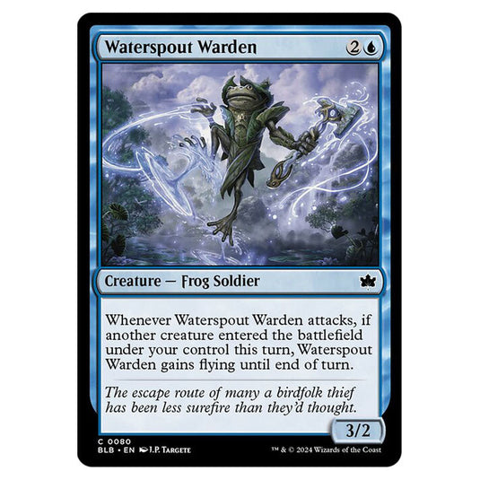 Magic The Gathering - Bloomburrow - Waterspout Warden - 0080