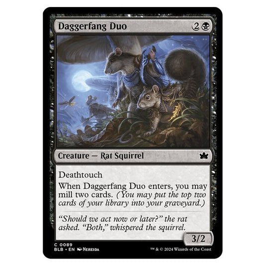 Magic The Gathering - Bloomburrow - Daggerfang Duo - 0089