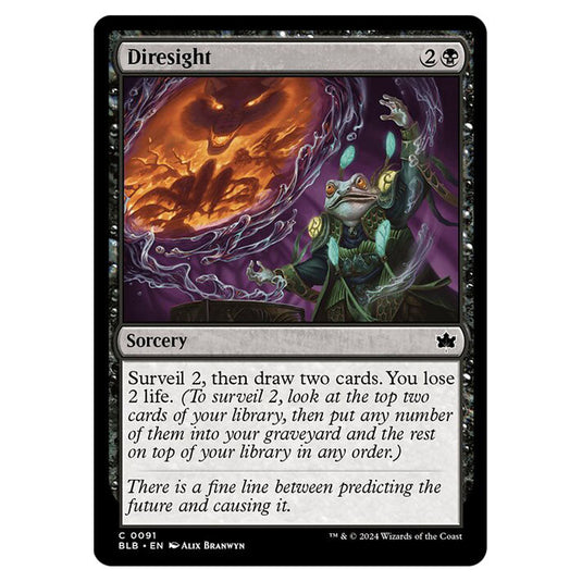 Magic The Gathering - Bloomburrow - Diresight - 0091