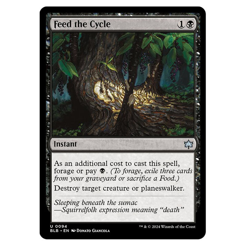 Magic The Gathering - Bloomburrow - Feed the Cycle