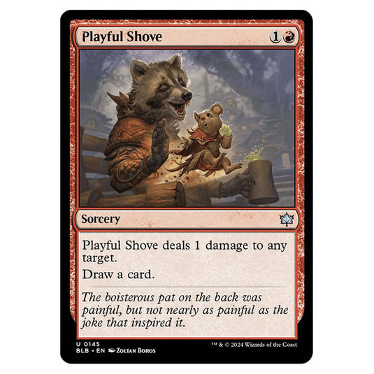 Magic The Gathering - Bloomburrow - Playful Shove - 0145