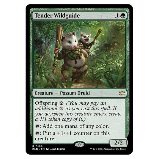 Magic The Gathering - Bloomburrow - Tender Wildguide - 0196