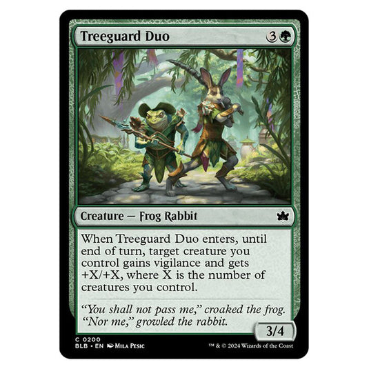 Magic The Gathering - Bloomburrow - Treeguard Duo - 0200