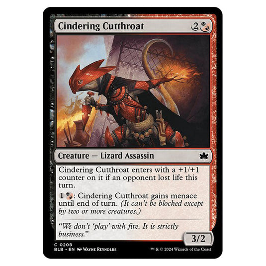 Magic The Gathering - Bloomburrow - Cindering Cutthroat - 0208