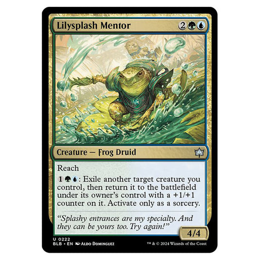 Magic The Gathering - Bloomburrow - Lilysplash Mentor - 0222