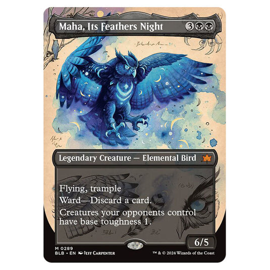 Magic The Gathering - Bloomburrow - Maha, Its Feathers Night - 0289
