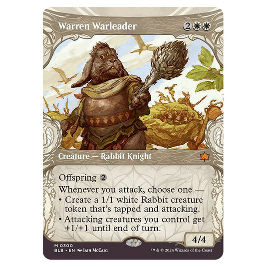 Magic The Gathering - Bloomburrow - Warren Warleader - 0300