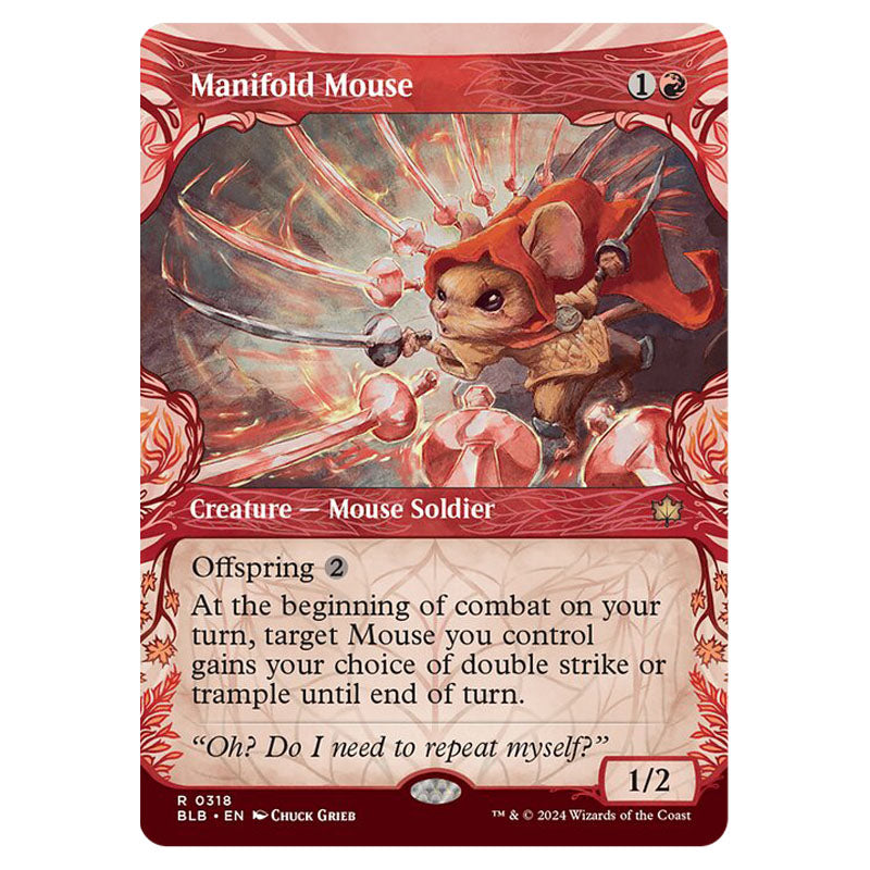 Magic The Gathering - Bloomburrow - Manifold Mouse - 0318 Magic The Gathering - Bloomburrow - Manifold Mouse - 0318
