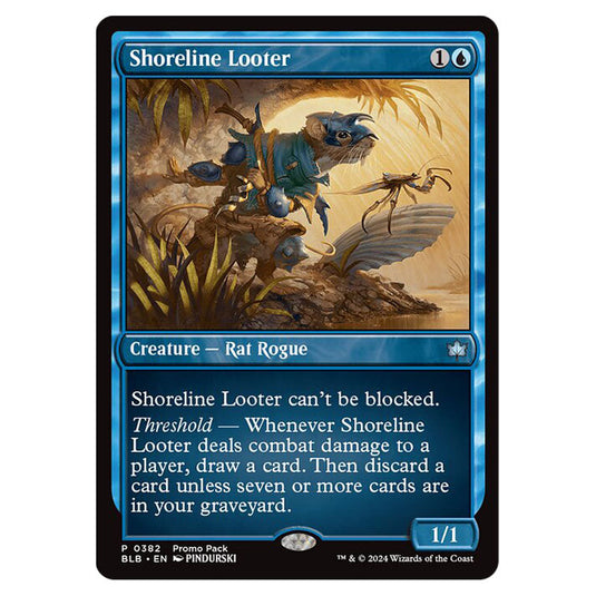 Magic The Gathering - Bloomburrow - Shoreline Looter - 0382
