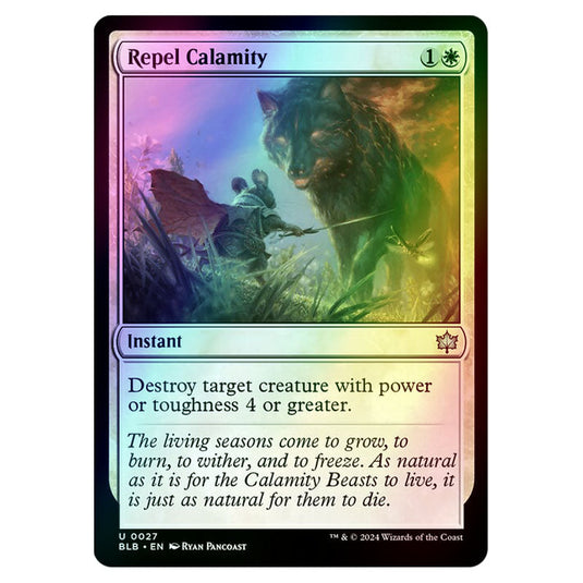 Magic The Gathering - Bloomburrow - Repel Calamity - 0027 (Foil)