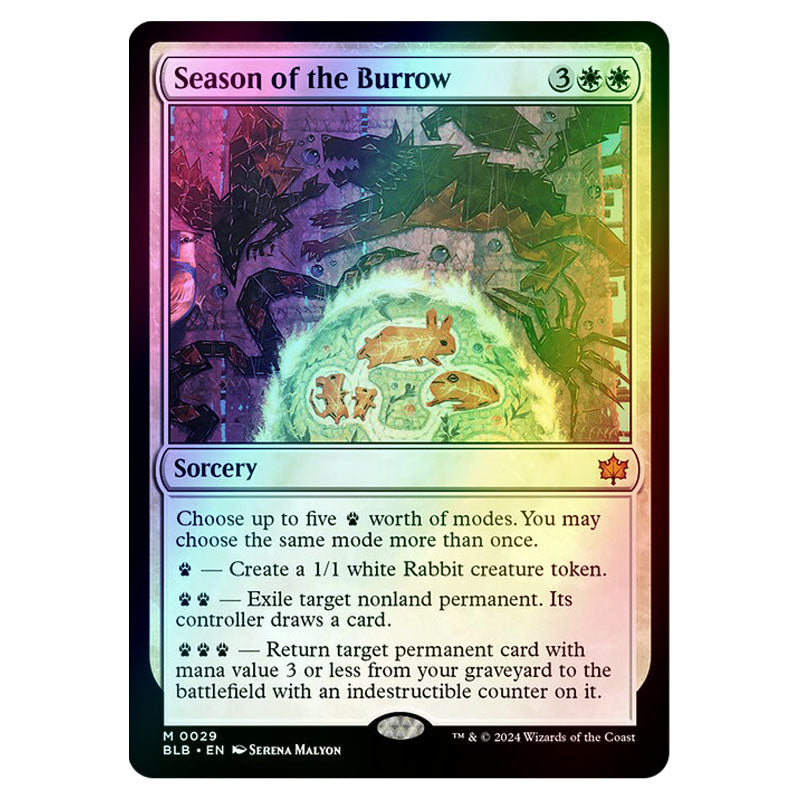 Magic The Gathering - Bloomburrow - Season of the Burrow - 0029 (Foil) Magic The Gathering - Bloomburrow - Season of the Burrow - 0029 (Foil)