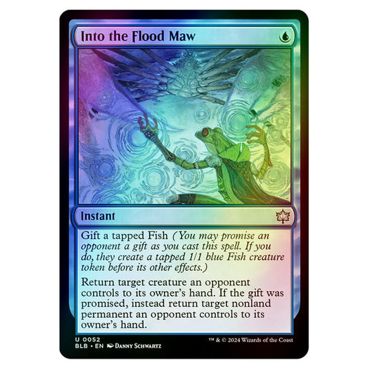 Magic The Gathering - Bloomburrow - Into the Flood Maw - 0052 (Foil)