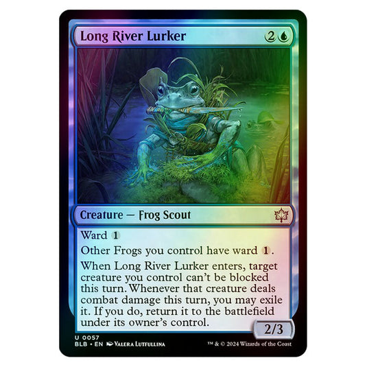 Magic The Gathering - Bloomburrow - Long River Lurker - 0057 (Foil)