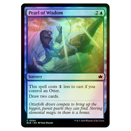 Magic The Gathering - Bloomburrow - Pearl of Wisdom - 0064 (Foil)