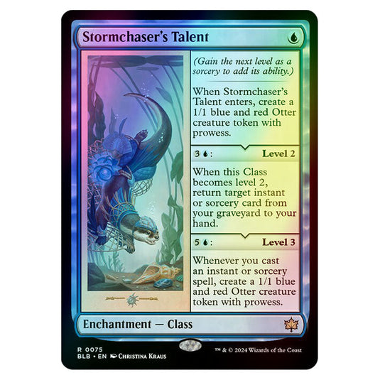 Magic The Gathering - Bloomburrow - Stormchaser's Talent - 0075 (Foil)