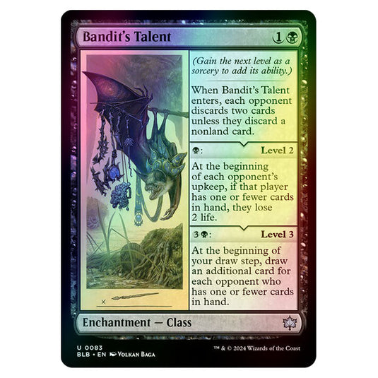 Magic The Gathering - Bloomburrow - Bandit's Talent - 0083 (Foil)