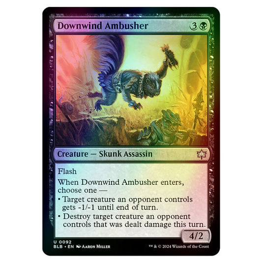Magic The Gathering - Bloomburrow - Downwind Ambusher - 0092 (Foil)