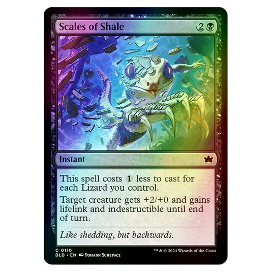 Magic The Gathering - Bloomburrow - Scales of Shale - 0110 (Foil)