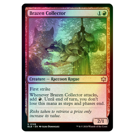 Magic The Gathering - Bloomburrow - Brazen Collector - 0128 (Foil)