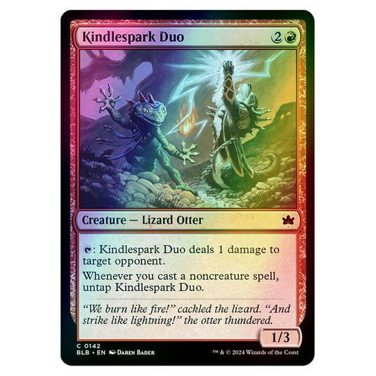 Magic The Gathering - Bloomburrow - Kindlespark Duo - 0142 (Foil)