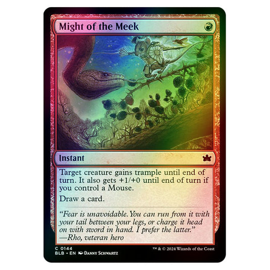 Magic The Gathering - Bloomburrow - Might of the Meek - 0144 (Foil)
