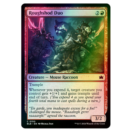 Magic The Gathering - Bloomburrow - Roughshod Duo - 0150 (Foil)