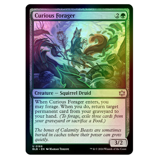 Magic The Gathering - Bloomburrow - Curious Forager - 0169 (Foil)